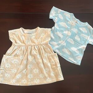 Indigo Baby 12-18M Dress and Tshirt Bundle